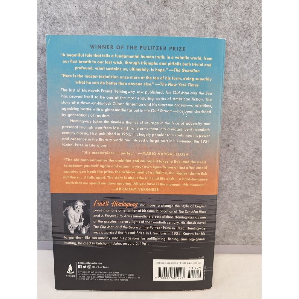 The Old Man and the Sea Ernest Hemingway Scribner Paperback 9780684801223 - Picture 2 of 5